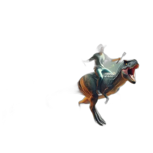 dragon, animal, creature, staff transparent PNG cut-out