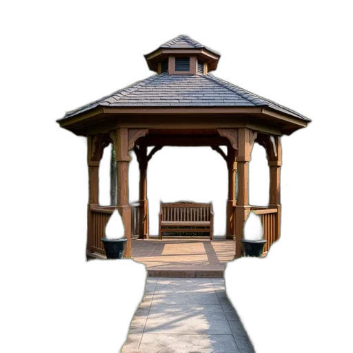 furniture, building, umbrella, staff transparent PNG cut-out