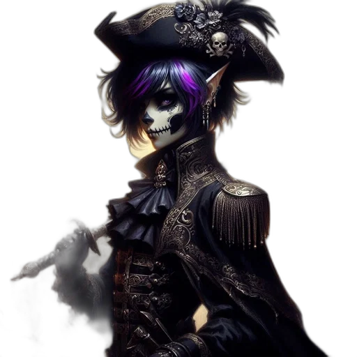 mask, hat, staff, face transparent PNG cut-out