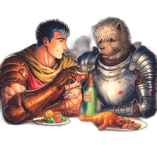 food, fantasy art, concept art, comic book art transparent PNG cut-out
