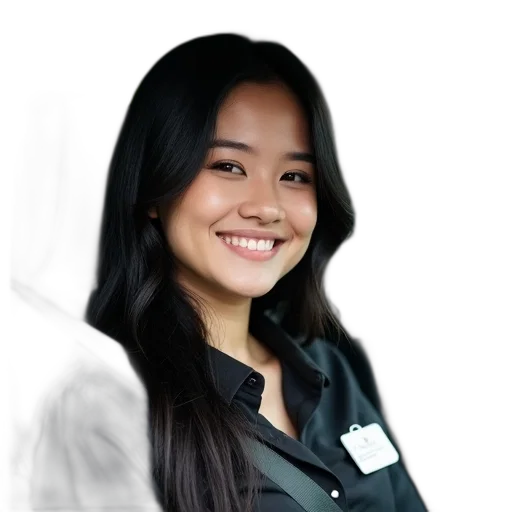 staff, face, robot, jacket transparent PNG cut-out