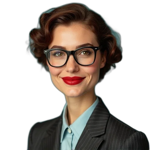 staff, face, hair, jacket transparent PNG cut-out