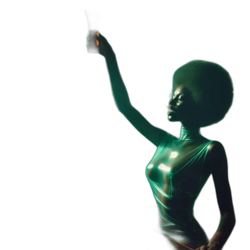 dress, robot, jewelry, creature transparent PNG cut-out
