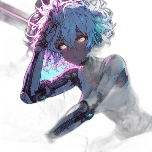 sword, weapon, staff, robot transparent PNG cut-out