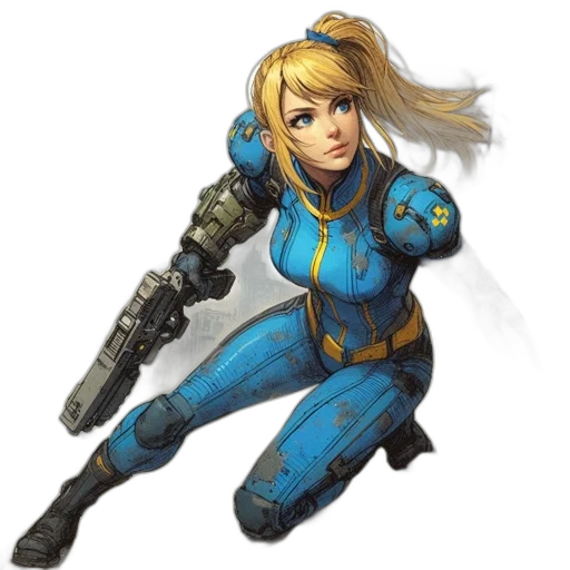 weapon, robot, concept art, pixel art transparent PNG cut-out