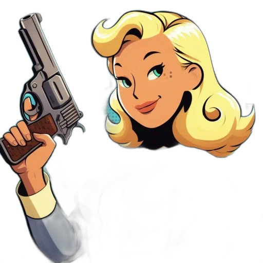 weapon, staff, cartoon, comic book art transparent PNG cut-out