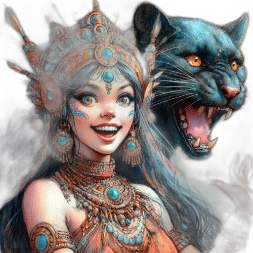 jewelry, mask, crown, fantasy art transparent PNG cut-out
