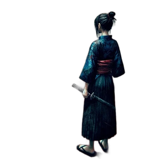 dress, staff, sword, weapon transparent PNG cut-out