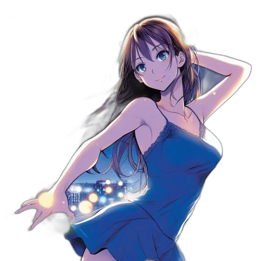 dress, jewelry, weapon, staff transparent PNG cut-out