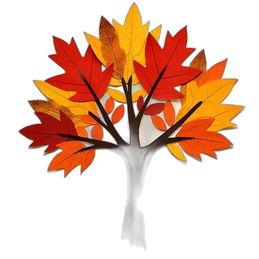 tree, crown, photorealistic, watercolor transparent PNG cut-out