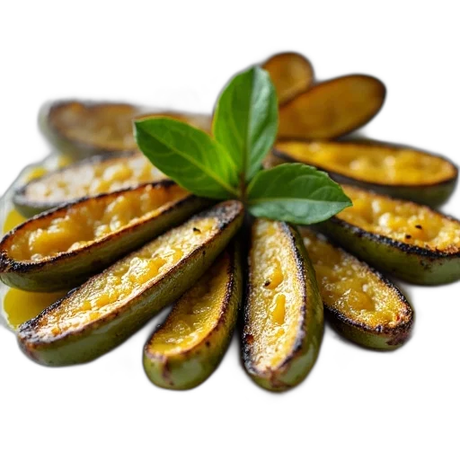 food, photorealistic, grilled, endives transparent PNG cut-out