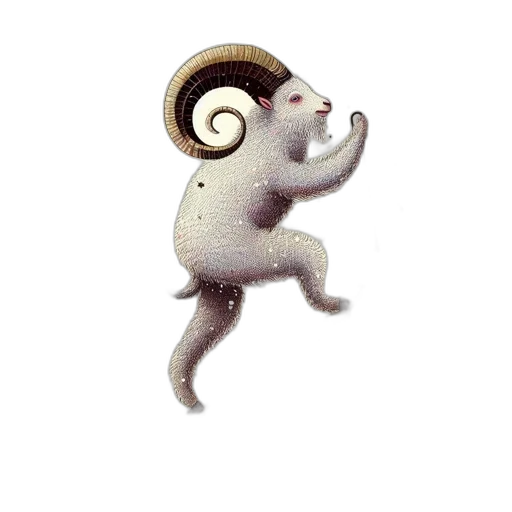 creature, animal, staff, hat transparent PNG cut-out