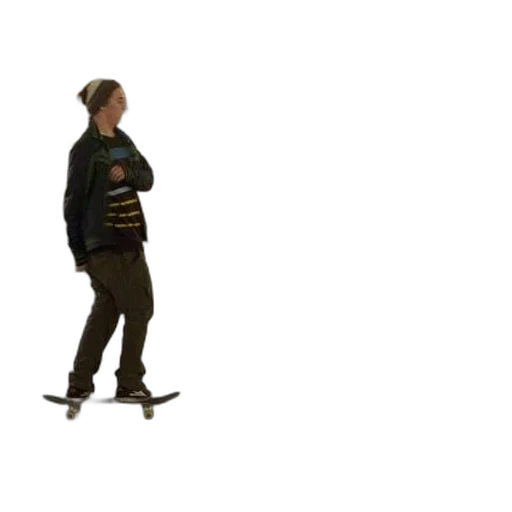 jacket, staff, shoes, weapon transparent PNG cut-out