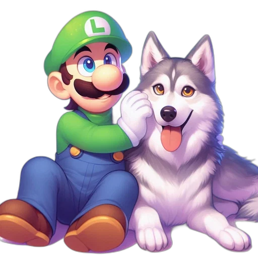 animal, pixel art, watercolor, concept art transparent PNG cut-out