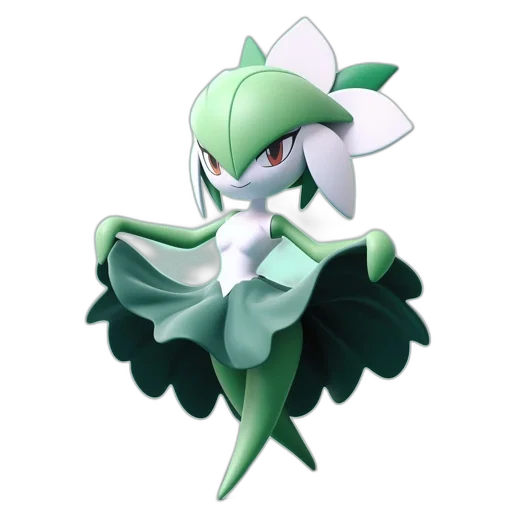 staff, dress, flower, creature transparent PNG cut-out