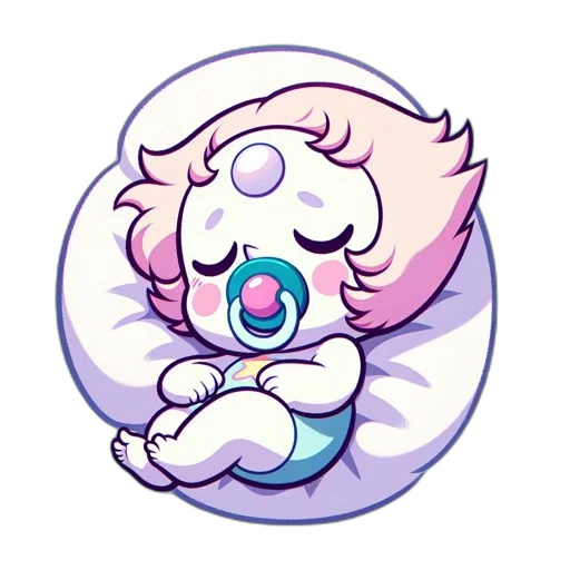 staff, creature, pixel art, vaporwave transparent PNG cut-out