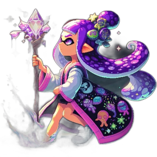 staff, dress, concept art, fantasy art transparent PNG cut-out
