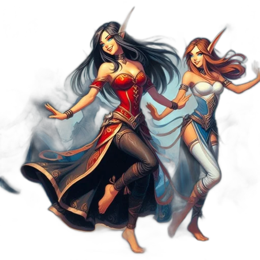 fantasy art, concept art, comic book art, pixel art transparent PNG cut-out