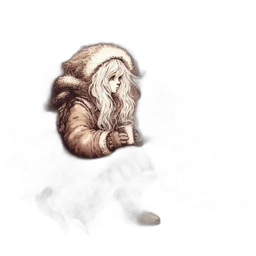 jacket, hair, face, mask transparent PNG cut-out