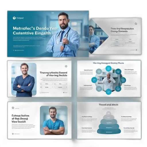 blue, medical, powerpoint, template transparent PNG cut-out
