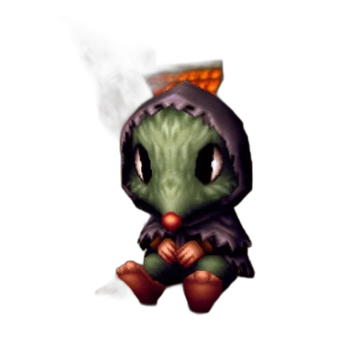 dragon, creature, staff, mask transparent PNG cut-out