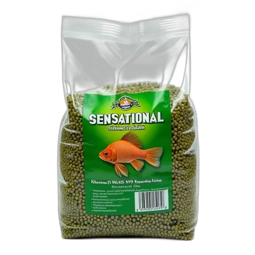 food, bag, fish, labeled transparent PNG cut-out