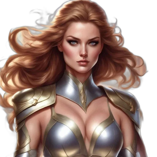fantasy art, comic book art, concept art, photorealistic transparent PNG cut-out
