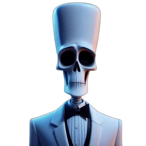 staff, robot, face, hat transparent PNG cut-out