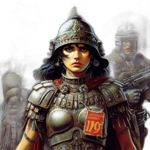 fantasy art, comic book art, concept art, photorealistic transparent PNG cut-out