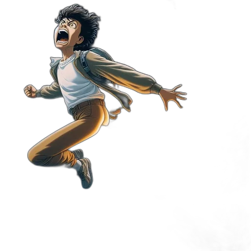 comic book art, concept art, cartoon, 3d render transparent PNG cut-out