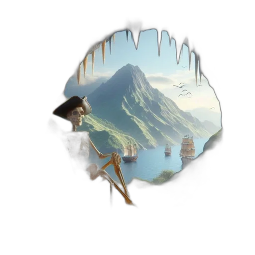 hat, staff, sword, dragon transparent PNG cut-out