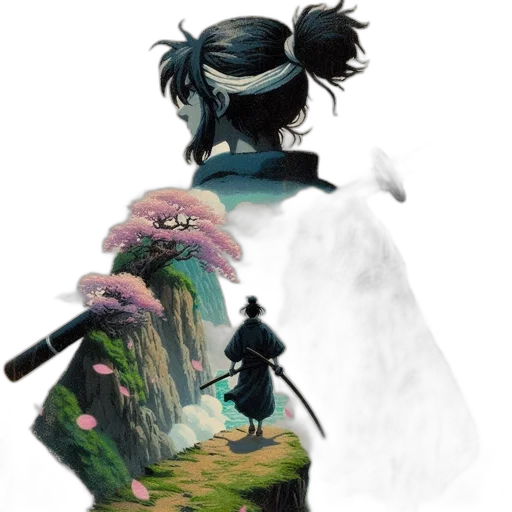 staff, sword, dress, mask transparent PNG cut-out