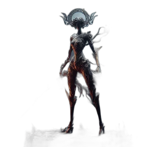 creature, robot, staff, dress transparent PNG cut-out