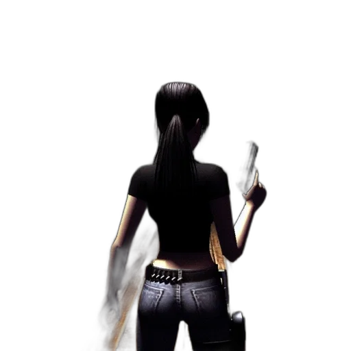 staff, weapon, sword, hair transparent PNG cut-out