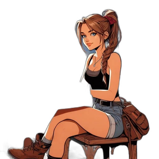 dress, cartoon, concept art, anime transparent PNG cut-out