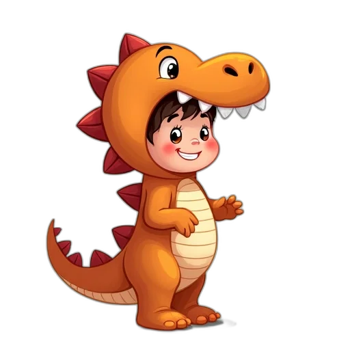 dragon, creature, animal, staff transparent PNG cut-out