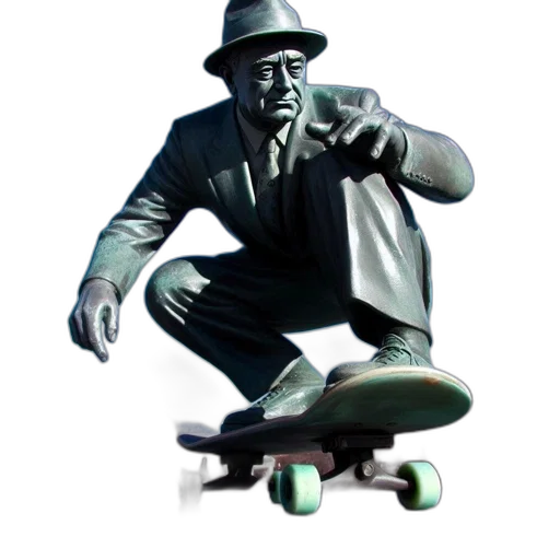robot, staff, concept art, 3d render transparent PNG cut-out