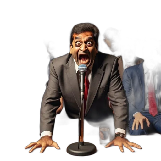 concept art, man, suit, delivers transparent PNG cut-out