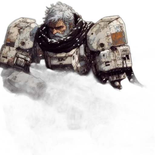 robot, weapon, concept art, fantasy art transparent PNG cut-out