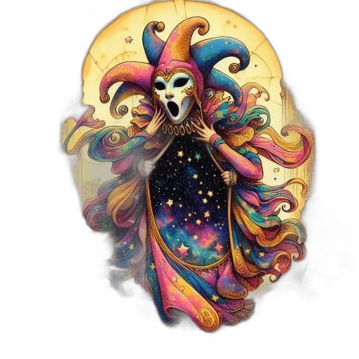 mask, jacket, face, fantasy art transparent PNG cut-out