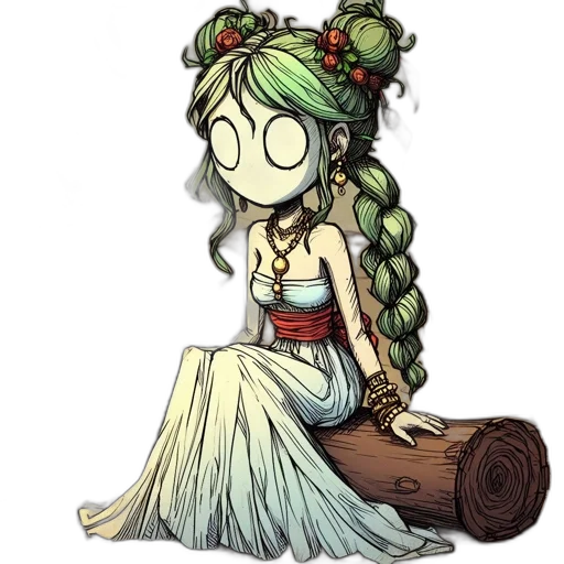 dress, crown, concept art, pixel art transparent PNG cut-out