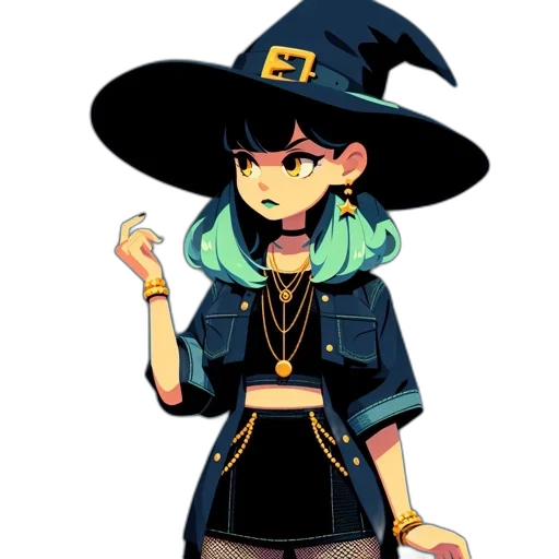 staff, hat, dress, jacket transparent PNG cut-out
