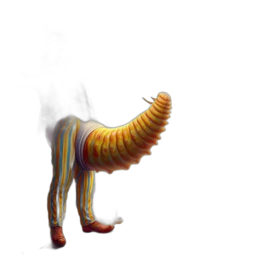 creature, animal, dragon, staff transparent PNG cut-out