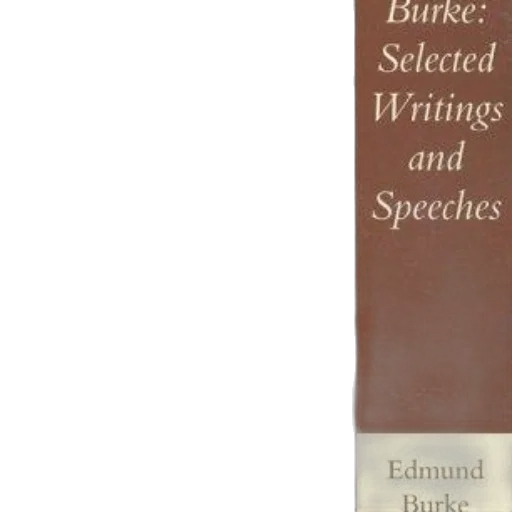 cover, burke, selected, writings transparent PNG cut-out