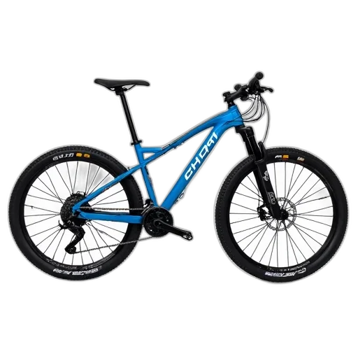 blue, black, mountain, bike transparent PNG cut-out