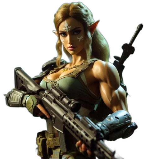 weapon, staff, concept art, 3d render transparent PNG cut-out