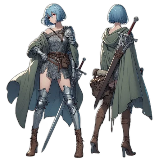 sword, weapon, concept art, fantasy art transparent PNG cut-out