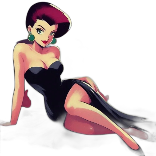 dress, cartoon, concept art, comic book art transparent PNG cut-out