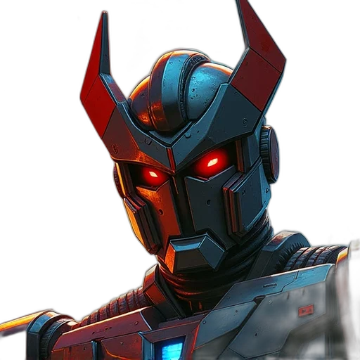robot, mask, face, concept art transparent PNG cut-out