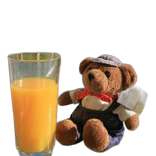 food, teddy, bear, wearing transparent PNG cut-out